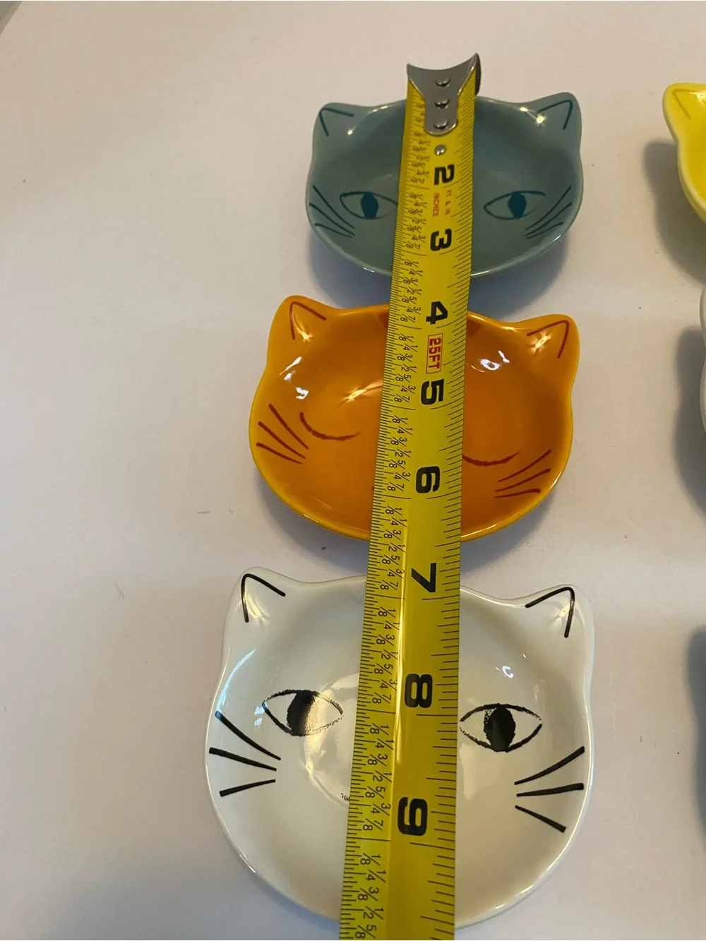 Danica Jubilee Purrfect Cat Face Pinch Bowl Set Of 6 Dishes All Different